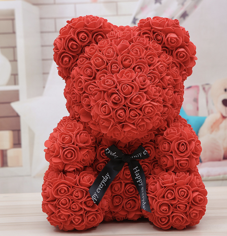 Happy everyday rose deals bear