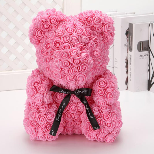 Pink Rose Bear