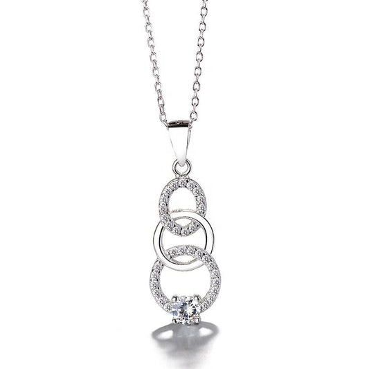 925 Sterling Silver Cubic Zircon Pendant