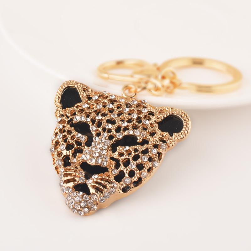 Luxury Golden Leopard Keychain