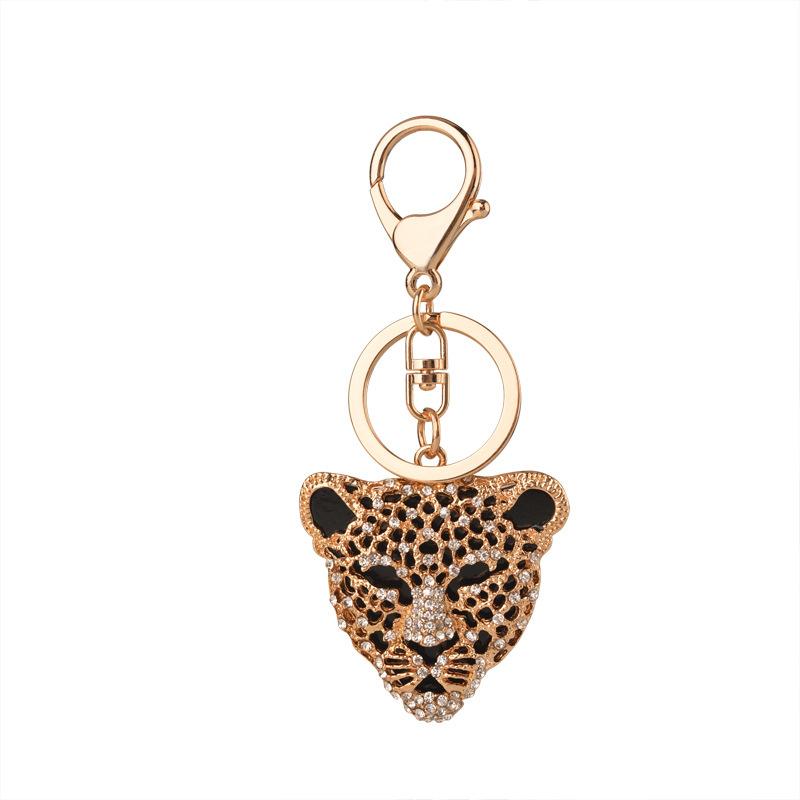 Luxury Golden Leopard Keychain