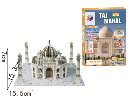 3D Taj-Mahal Jigsaw puzzle