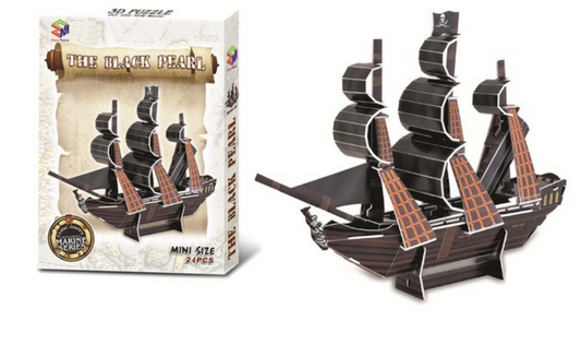 3D The black pearl ship Jigsaw puzzle