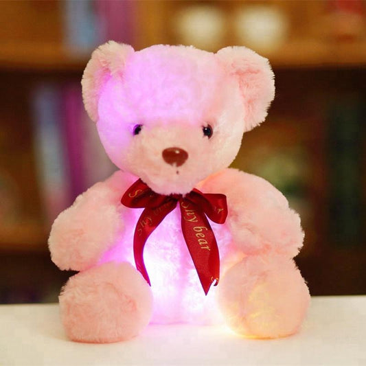 Pink LED Glow Teddy Bear