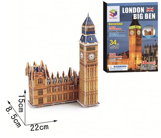 3D Big Ben Jigsaw puzzle